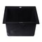 Alfi Brand Black 17" Drop-In Rectangular Granite Composite Kitchen Prep Sink AB1720DI-BLA - alternate 2